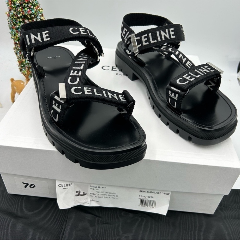 Man, Celine, Leo strappy sandals size 46 in Italy - Picture 3 of 10
